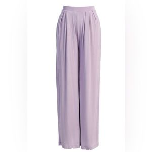 Jlux Label Wide Leg Lilac Pants